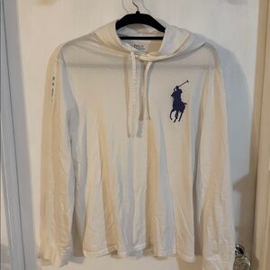 Polo White Hoodie